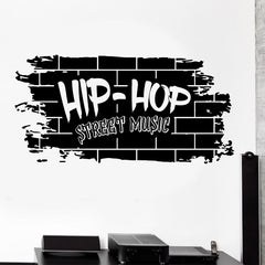 Hip Hop Street Music Vinyl Sticker Decal (Multiple Colors & Sizes)