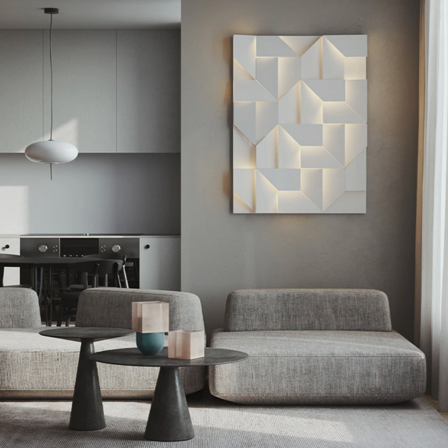 Luxury Modern Milan Geometric Interior LED Wall Lamp