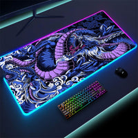 Chinese Dragon LED Mousepad Desk Mat (Multiple Colors & Sizes)