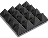 Acoustic Pyramid Foam 4" (Various Colors & Quantities)